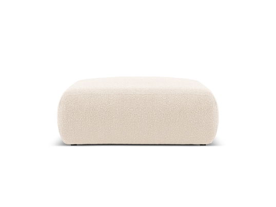 Taburet, Molino-101, Micadoni Home, 100x100x36 cm, tesatura boucle, bej