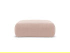 Taburet, Molino-101, Micadoni Home, 100x100x36 cm, tesatura boucle, roz pudra