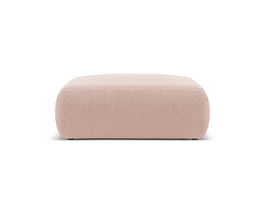 Taburet, Molino-101, Micadoni Home, 100x100x36 cm, tesatura boucle, roz pudra