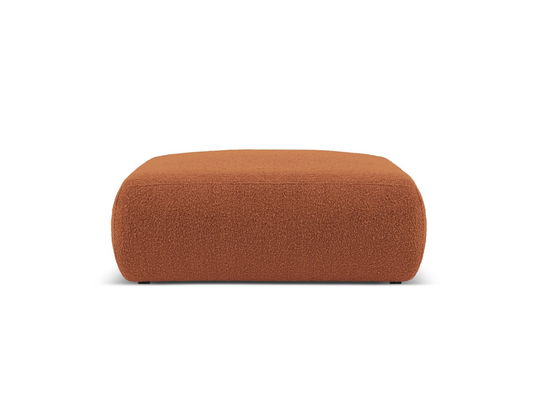 Taburet, Molino-101, Micadoni Home, 100x100x36 cm, tesatura boucle, maro
