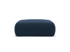 Taburet, Molino-101, Micadoni Home, 100x100x36 cm, tesatura boucle, albastru inchis