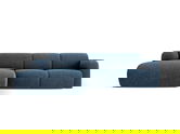 Coltar stanga 4 locuri, Molino-140, Micadoni Home, 250x170x72 cm, tesatura chenille din poliester, albastru regal