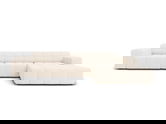 Coltar dreapta 4 locuri, Jennifer-140, Micadoni Home, 284x166x70 cm, tesatura chenille din poliester, bej deschis