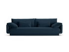 Canapea 4 locuri, Torino-211, Micadoni Home, 250x103x83 cm, tesatura structurata chenille, albastru navy