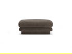 Taburet, Torino-184, Micadoni Home, 80x80x41 cm, catifea, gri ebony