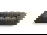 Canapea 2 locuri, Diana-191, Micadoni Home, 214x114x72 cm, tesatura 3D Sonic, gri otel