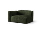 Modul stanga pentru canapea, 1 loc, Martina-120, Micadoni Home, 160x106x75 cm, catifea, verde