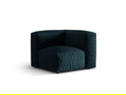 Modul pentru canapea, 1 loc, Martina-120, Micadoni Home, 100x100x75 cm, catifea, petrol inchis