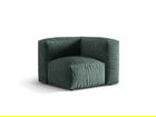 Modul pentru canapea, 1 loc, Martina-120, Micadoni Home, 100x100x75 cm, catifea, petrol
