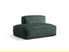 Modul stanga pentru canapea, 2 locuri, Martina-120, Micadoni Home, 133x106x75 cm, catifea, albastru petrol