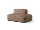 Modul dreapta pentru canapea, 2 locuri, Martina-120, Micadoni Home, 133x106x75 cm, catifea, bej inchis