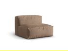Modul pentru canapea, 1 loc, Martina-120, Micadoni Home, 92x106x75 cm, catifea, bej inchis