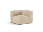 Modul pentru canapea, 1 loc, Martina-212, Micadoni Home, 100x100x75 cm, velur, bej deschis