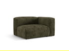 Modul dreapta pentru canapea, 1 loc, Martina-212, Micadoni Home, 121x106x75 cm, velur, verde muschi