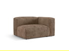 Modul dreapta pentru canapea, 1 loc, Martina-212, Micadoni Home, 121x106x75 cm, velur, maro ghinda
