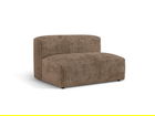 Modul pentru canapea, 1 loc, Martina-212, Micadoni Home, 132x106x75 cm, velur, maro ghinda