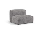 Modul pentru canapea, 1 loc, Martina-212, Micadoni Home, 92x106x75 cm, velur, gri deschis