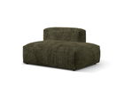Modul dreapta pentru canapea, 2 locuri, Martina-212, Micadoni Home, 133x106x75 cm, velur, verde muschi