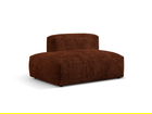Modul stanga pentru canapea, 2 locuri, Martina-212, Micadoni Home, 133x106x75 cm, velur, caramiziu