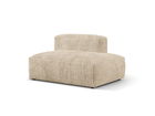Modul dreapta pentru canapea, 2 locuri, Martina-212, Micadoni Home, 133x106x75 cm, velur, bej deschis