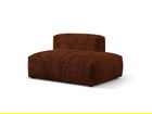Modul dreapta pentru canapea, 2 locuri, Martina-212, Micadoni Home, 133x106x75 cm, velur, caramiziu