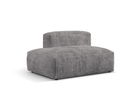 Modul stanga pentru canapea, 2 locuri, Martina-212, Micadoni Home, 133x106x75 cm, velur, gri deschis