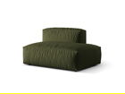 Modul dreapta pentru canapea, 2 locuri, Martina-169, Micadoni Home, 133x106x75 cm, tesatura structurata catifelata, verde