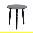 Masuta de cafea Cast, Homla, 40x40 cm, lemn, negru