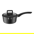 Cratita cu capac Enzo, Ambition, 18 cm, 1.8 L, aluminiu, negru