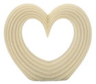 Figurina decorativa Lovvy Quarzy, Mauro Ferretti, 21x6x19 cm, polirasina, alb
