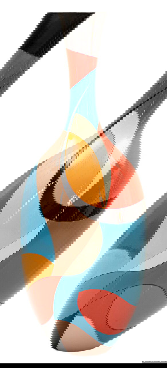 Vaza Rubic, Mauro Ferretti, 25x25x66 cm, polirasina, multicolor