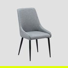 Scaun Sabor, Homla, 52x52x93.5 cm, metal/MDF/poliester, gri inchis