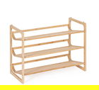 Pantofar cu 3 rafturi Cayden, Bizzotto, 71.5x33x51 cm, bambus, natural