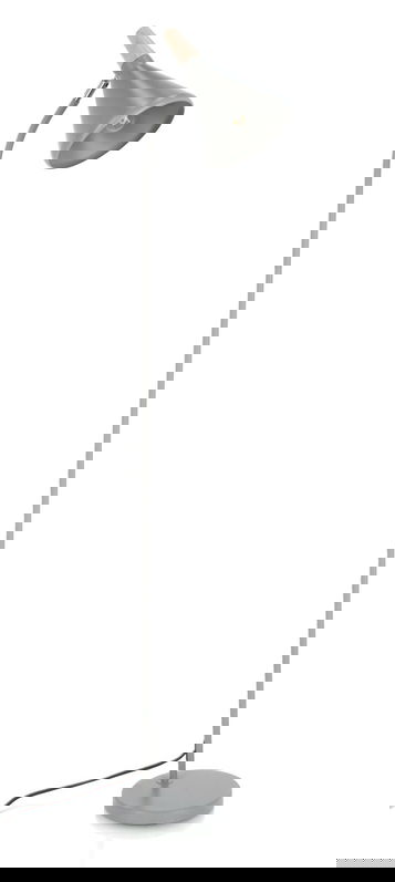 Lampadar Brill, Bizzotto, 31x20x148 cm, 1 x E27, 25W, otel/lemn de pin, gri