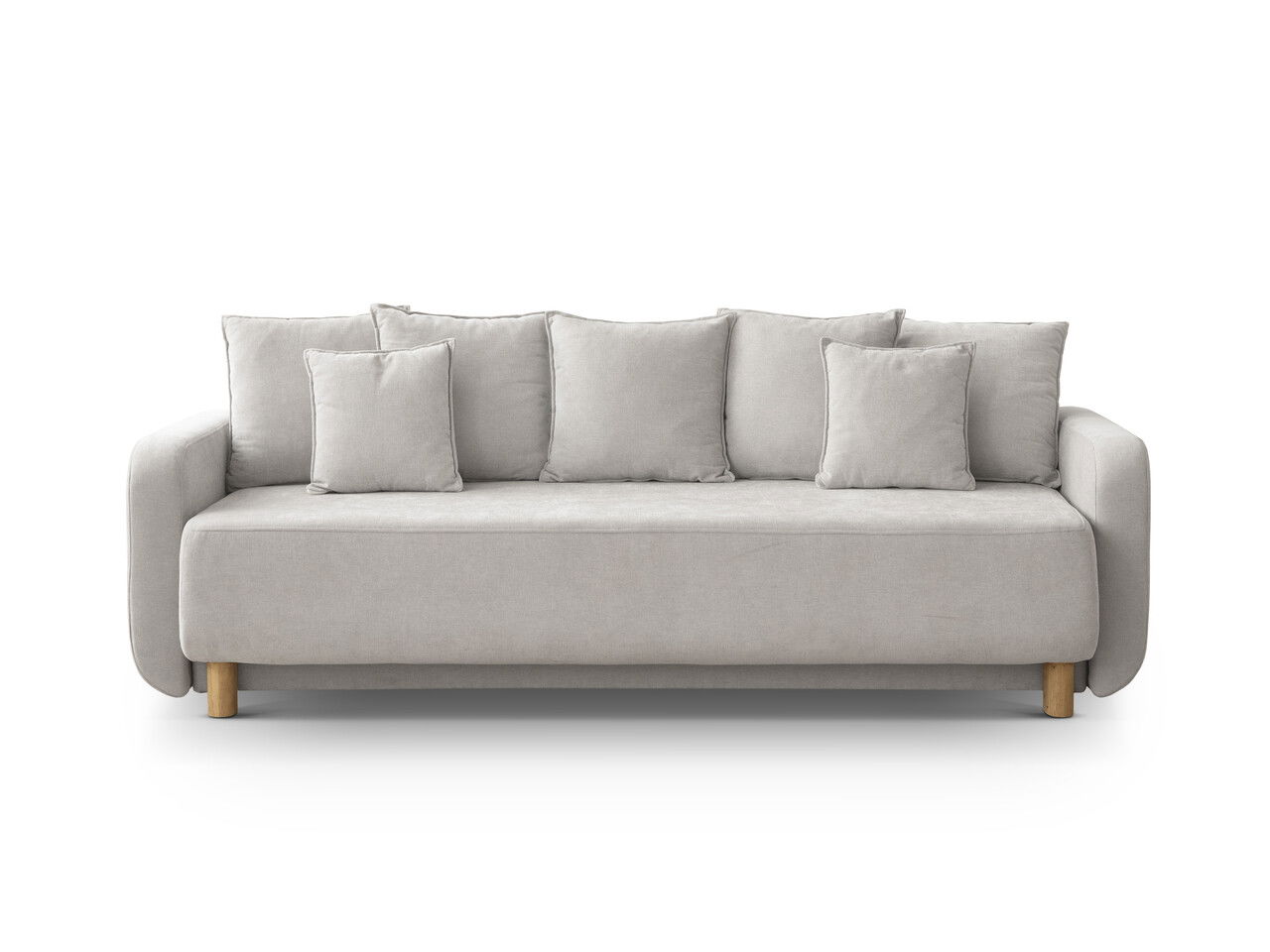 Canapea extensibila 3 locuri, cu lada depozitare, Elen-211, Micadoni Home, 231x106x86 cm, tesatura structurata chenille, bej