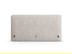 Tablie de pat 140 cm, Micadoni Home, Olivia-201, tesatura structurata chenille, bej melange