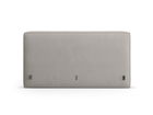 Tablie de pat 140 cm, Micadoni Home, Olivia-206, tesatura boucle, gri deschis