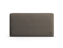 Tablie de pat 200 cm, Micadoni Home, Olivia-206, tesatura boucle, gri maroniu
