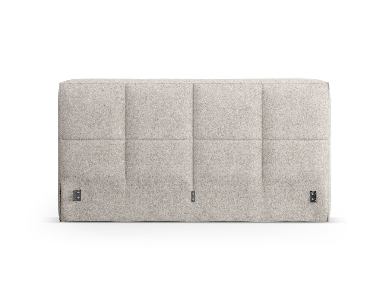 Tablie de pat 140 cm, Micadoni Home, Darren-201, tesatura structurata chenille, bej melange