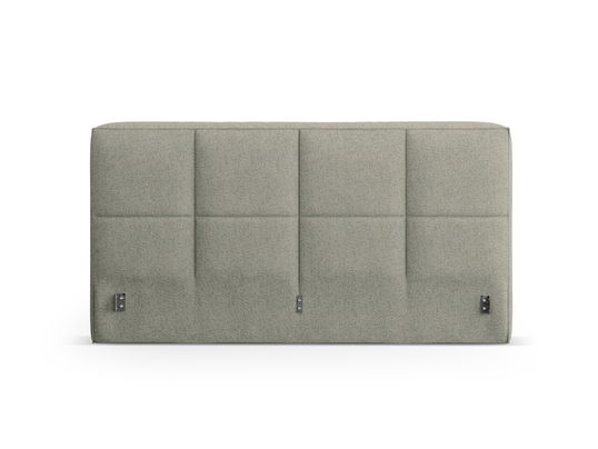 Tablie de pat 140 cm, Micadoni Home, Darren-201, tesatura structurata chenille, verde moss melange
