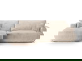 Coltar extensibil stanga 5 locuri, modular, cu lada depozitare, Ella, Micadoni Home, 271x174x94 cm, tesatura structurata chenille, bej sand