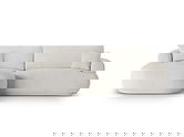 Coltar extensibil stanga 5 locuri, modular, cu lada depozitare, Ella, Micadoni Home, 271x174x94 cm, tesatura boucle, bej deschis