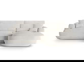 Coltar extensibil dreapta 5 locuri, modular, cu lada depozitare, Ella, Micadoni Home, 271x174x94 cm, tesatura boucle, bej deschis