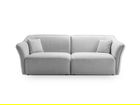 Canapea 3 locuri, Hailey, Micadoni Home, 206x102x79 cm, tesatura boucle, ivoriu