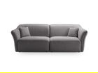 Canapea 3 locuri, Hailey, Micadoni Home, 206x102x79 cm, tesatura boucle, caramiziu
