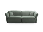Canapea 3 locuri, Hailey, Micadoni Home, 206x102x79 cm, tesatura boucle, grafit
