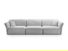Canapea 5 locuri, Hailey, Micadoni Home, 292x102x79 cm, tesatura boucle, ivoriu