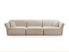 Canapea 5 locuri, Hailey, Micadoni Home, 292x102x79 cm, tesatura boucle, bej inchis