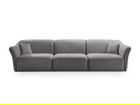 Canapea 5 locuri, Hailey, Micadoni Home, 292x102x79 cm, tesatura boucle, caramiziu