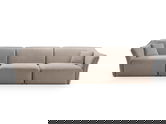Canapea 5 locuri, Hailey, Micadoni Home, 292x102x79 cm, tesatura boucle, verde menta